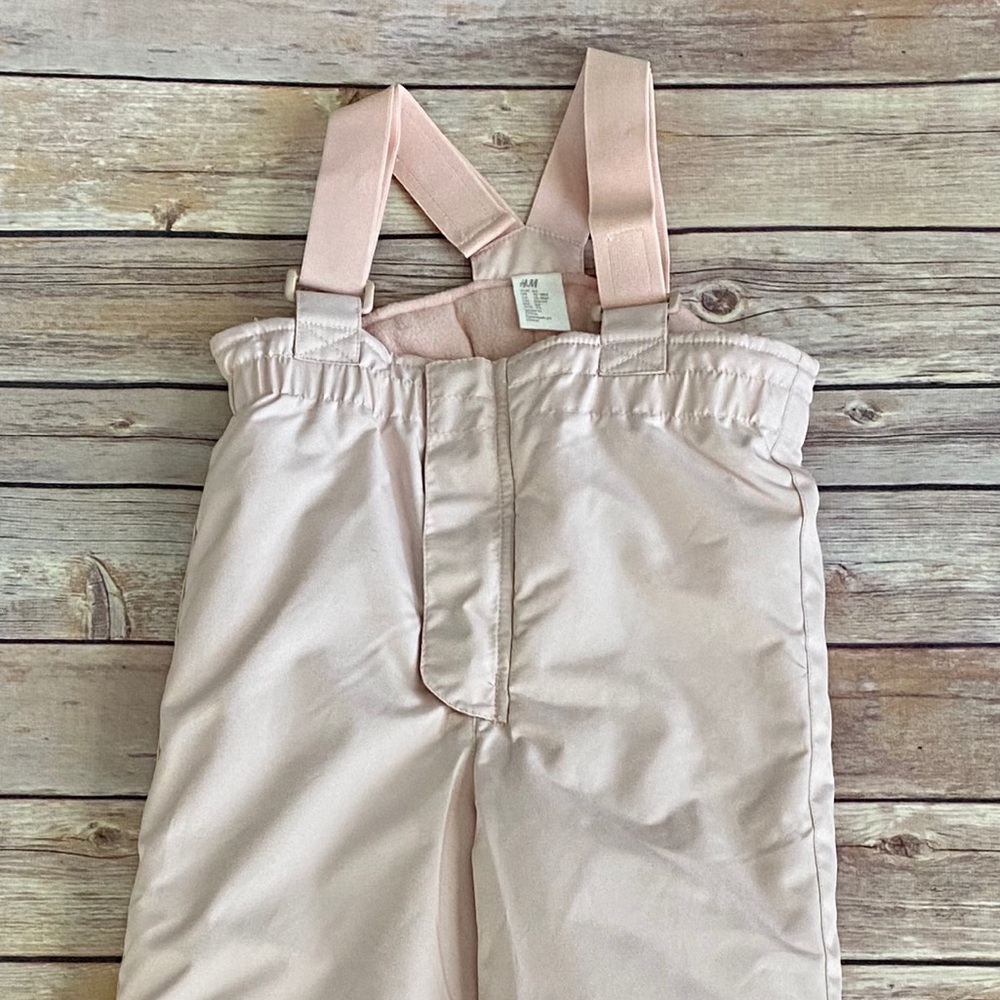 Pink snow pants/suit 12-18 months.